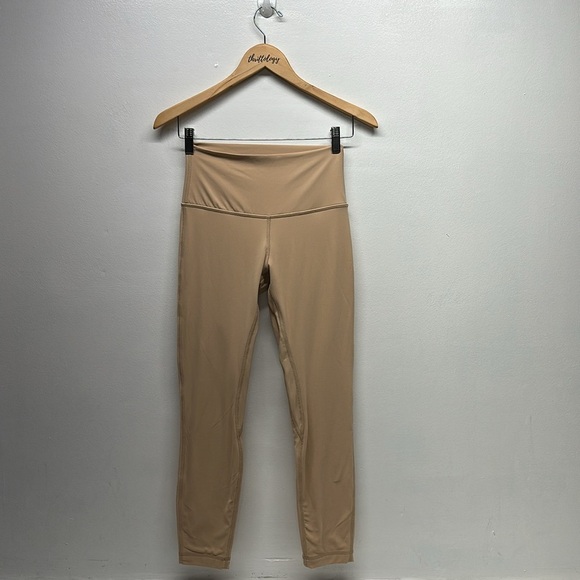 lululemon athletica Pants - Lululemon Align High Rise Leggings Athletic Pants Legging 25 "Contour Tan Size 6